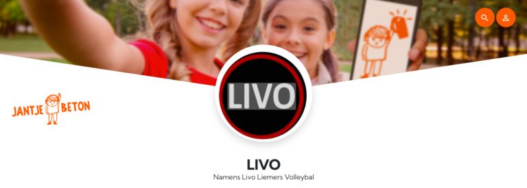 Volleybalvereniging LIVO steunt Stichting Jantje Beton