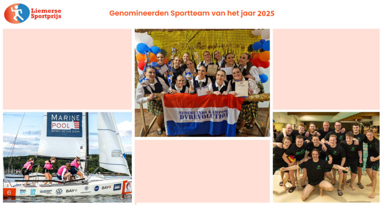 Genomineerden voor Liemers Sportteam van 2025!